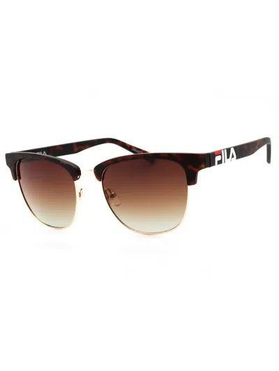 Fila Rectangular Men's Sunglasses In Brown