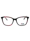 Fila Stylish Rectangular Women's Eyeglasses In Brown