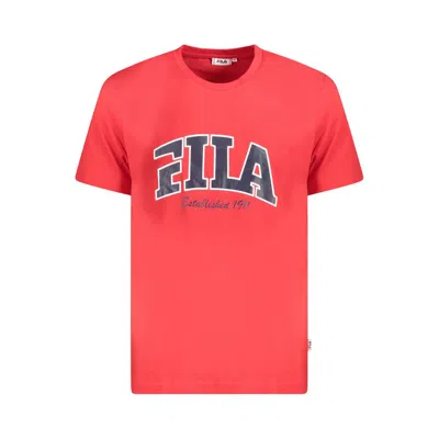 Fila Lanaken Graphic-print T-shirt In Red