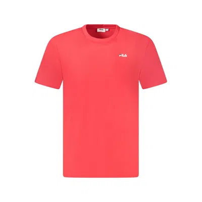 Fila Red Cotton Men T-shirt