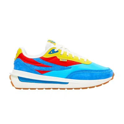 Pre-owned Fila Renno 'atomic Blue Fiery Red'