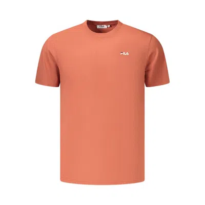 Fila Rosso Cotton Men's T-shirt In Pink