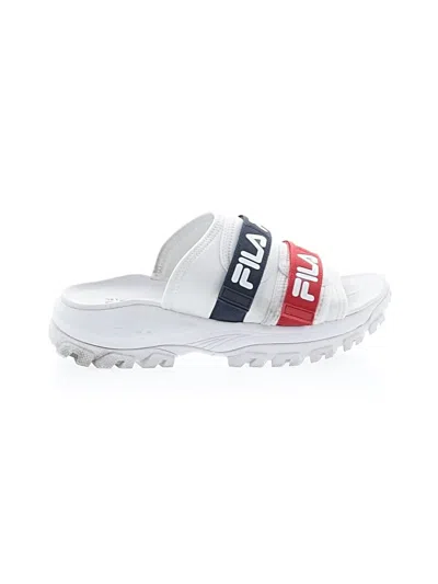 Pre-owned Fila Sandals In White