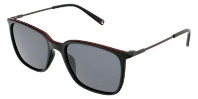 Fila Sf9393 Polarized Z42p Occhiali Da Sole Neri Per Uomo In Black