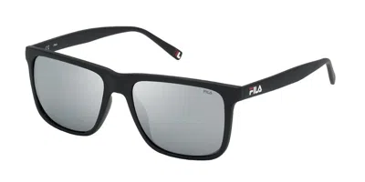 Fila Sf9396 Polarized U28x Men's Sunglasses Black Size 56