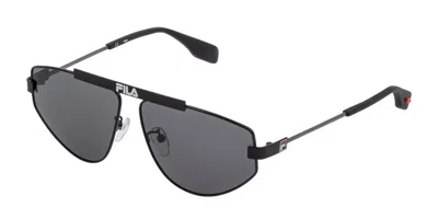 Fila Sf9993 Polarized 530p Occhiali Da Sole Per Uomo In Black