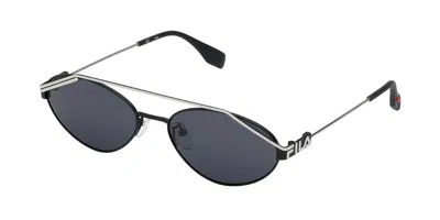 Fila Sfi019 0531 Men's Sunglasses Black Size 57