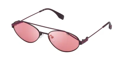 Fila Sfi019 0r61 Men's Sunglasses Purple Size 57