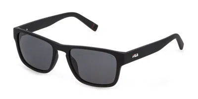 Fila Sfi099v Polarized U28p Occhiali Da Sole Neri Per Uomo In Pink