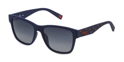 Fila Sfi118 Polarized V15p Occhiali Da Sole Blu Per Uomo In Blue