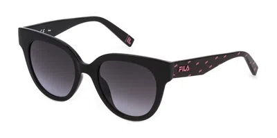 Fila Sfi119 0z42 Occhiali Da Sole Neri Per Uomo In Multi