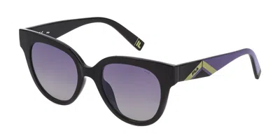 Fila Sfi119v Z42x Occhiali Da Sole Neri Per Uomo In Pattern