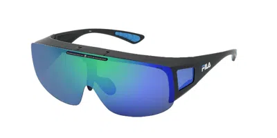 Fila Sfi126 Polarized R43p Occhiali Da Sole Grigi Per Uomo In Gray