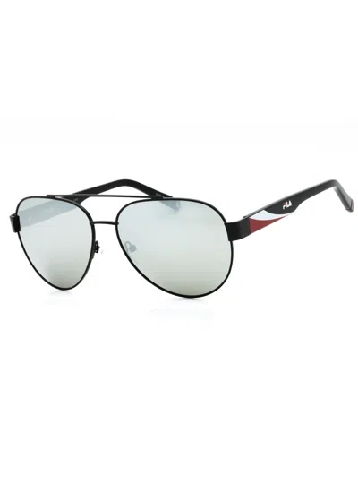 Fila Sfi181 Aviator Sunglasses For Men In Black
