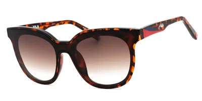 Fila Sfi182 0hav Women's Sunglasses Tortoiseshell Size 154 In Brown