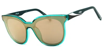 Fila Sfi182 0tea Women's Sunglasses Blue Size 154 In Brown