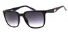 Fila Sfi188 Rectangular Sunglasses In Black
