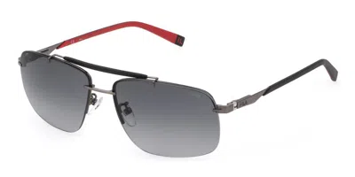 Fila Sfi210 0568 Men's Sunglasses Grey Size 61
