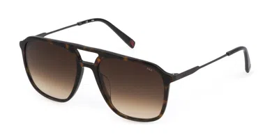 Fila Sfi215 722y Men's Sunglasses Tortoiseshell Size 56