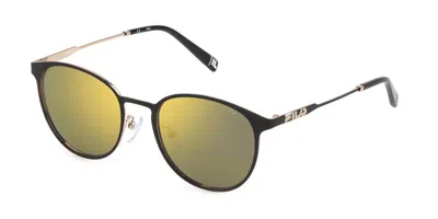Fila Sfi217 301g Men's Sunglasses Black Size 52