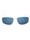 Fila Sfi280 Rectangular Men's Sunglasses In Blue