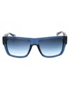 Fila Sfi281 Men's Rectangular Sunglasses In Blue