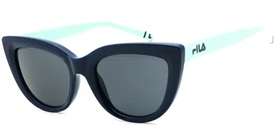 Fila Sfi282 07ns Women's Sunglasses Blue Size 55