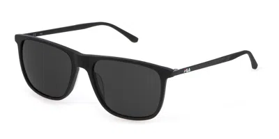 Fila Sfi299 0703 Men's Sunglasses Black Size 57