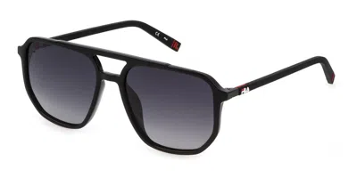 Fila Sfi312 Polarized Z42p Men's Sunglasses Black Size 57