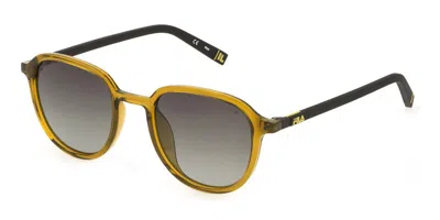 Fila Sfi313 Polarized 3gwp Men's Sunglasses Yellow Size 50