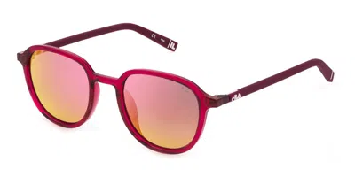 Fila Sfi313 Polarized 5h2p Men's Sunglasses Pink Size 50