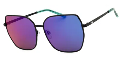 Fila Sfi393 530x Women's Sunglasses Black Size 61 In Multi