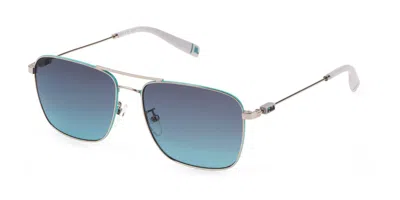 Fila Sfi456 0579 Men's Sunglasses Green Size 58