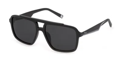 Fila Sfi460 700p Men's Sunglasses Black Size 57