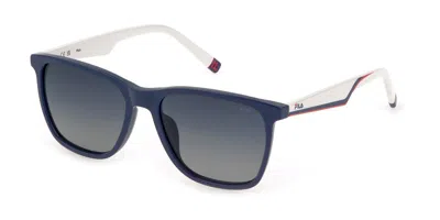 Fila Sfi461 D82p Men's Sunglasses Blue Size 56