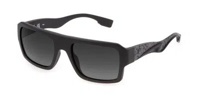 Fila Sfi462 U28p Men's Sunglasses Black Size 56