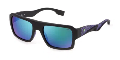 Fila Sfi462 U28z Men's Sunglasses Black Size 56