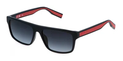 Fila Sfi525 0991 Men's Sunglasses Blue Size 57