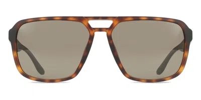 Fila Sfi725 Polarized 878p Men's Sunglasses Tortoiseshell Size 58 In Brown