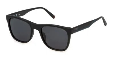 Fila Sfi727 0703 Men's Sunglasses Black Size 54