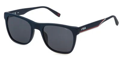 Fila Sfi727 0c03 Men's Sunglasses Blue Size 54