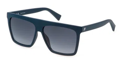 Fila Sfi834 06qs Men's Sunglasses Blue Size 60