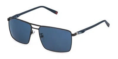 Fila Sfi893 0627 Men's Sunglasses Grey Size 60