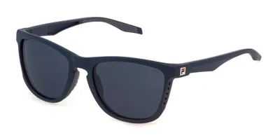 Fila Sfi895 06qs Men's Sunglasses Blue Size 55