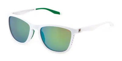 Fila Sfi895 847v Men's Sunglasses White Size 55