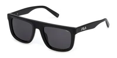 Fila Sfi896 0700 Men's Sunglasses Black Size 53