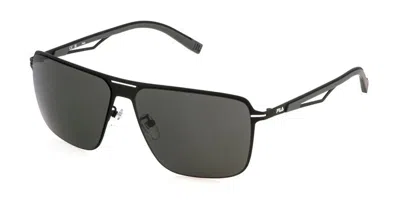 Fila Sfi898 0531 Men's Sunglasses Black Size 61