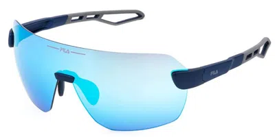 Fila Sfia05 7u4b Occhiali Da Sole Blu Per Uomo