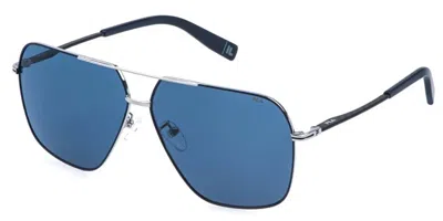 Fila Sfia10 0k53 Men's Sunglasses Blue Size 63