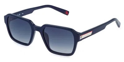 Fila Sfia12v D82p Occhiali Da Sole Blu Per Uomo